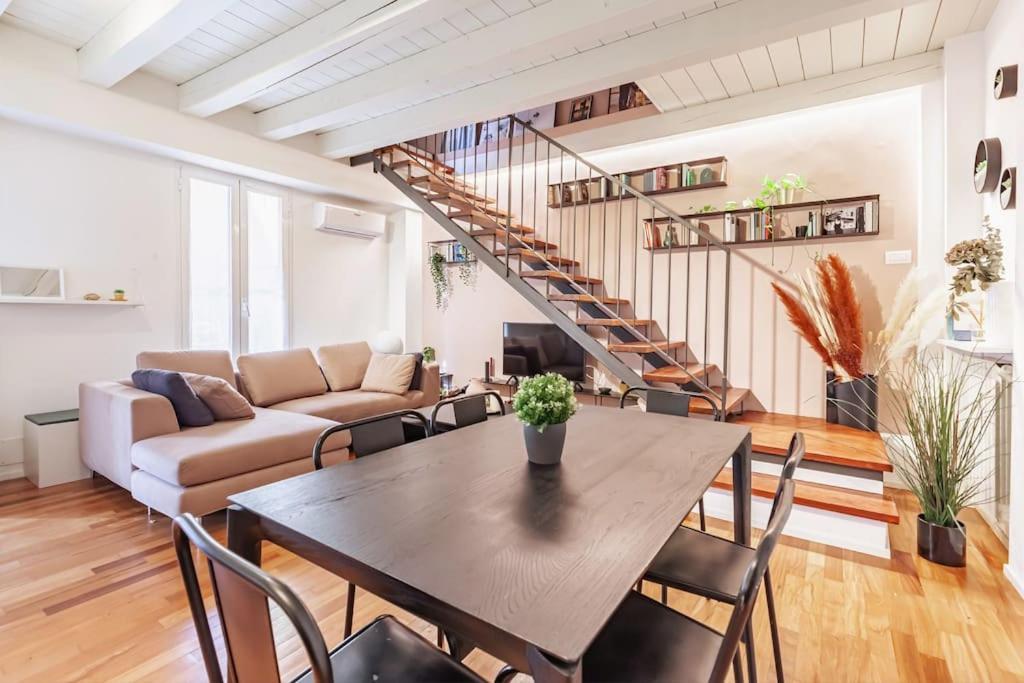 Elegante Loft Su 2 Piani A 5 Minuti Da San Siro Apartment Милано Екстериор снимка